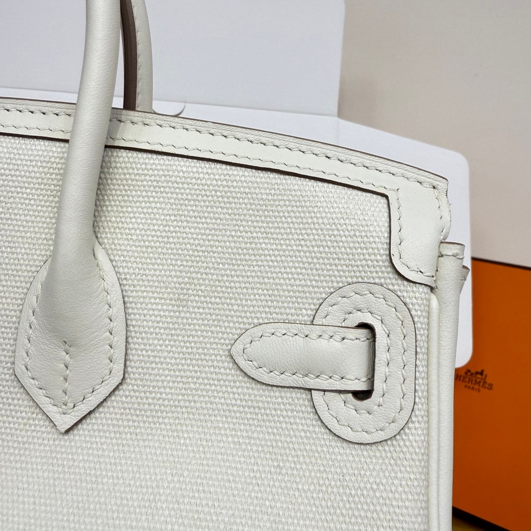 Hermes Birkin Cargo 25 Swift Leather Canvas Bag 에르메스 버킨 카고 25 스위프트 레더 캔버스 백 10