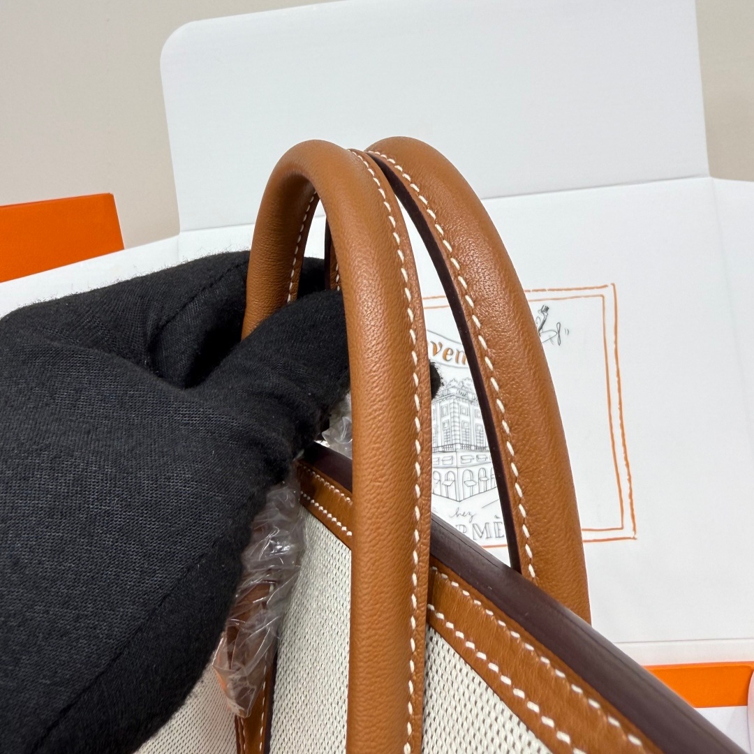 Hermes Birkin Cargo 25 Swift Leather Canvas Bag 에르메스 버킨 카고 25 스위프트 레더 캔버스 백 -2 10
