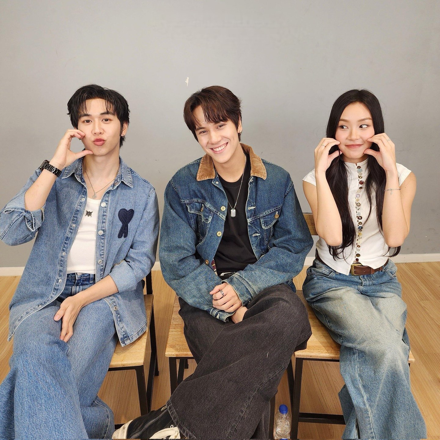 AMI Paris Embroidered Heart Logo Denim Jacket Blue 아미 파리 엠브로이더드 하트 로고 데님 자켓 블루 6