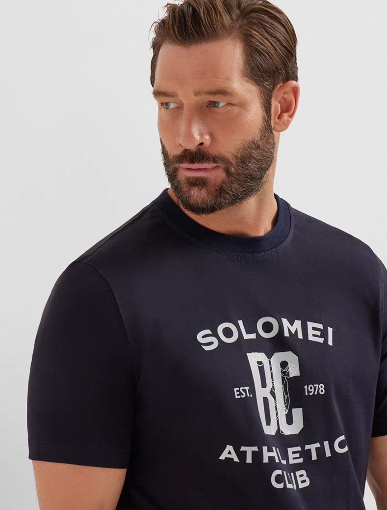 Balenciaga Logo Print Cotton T-Shirt White Black 발렌시아가 로고 프린트 코튼 티셔츠 화이트 블랙 1