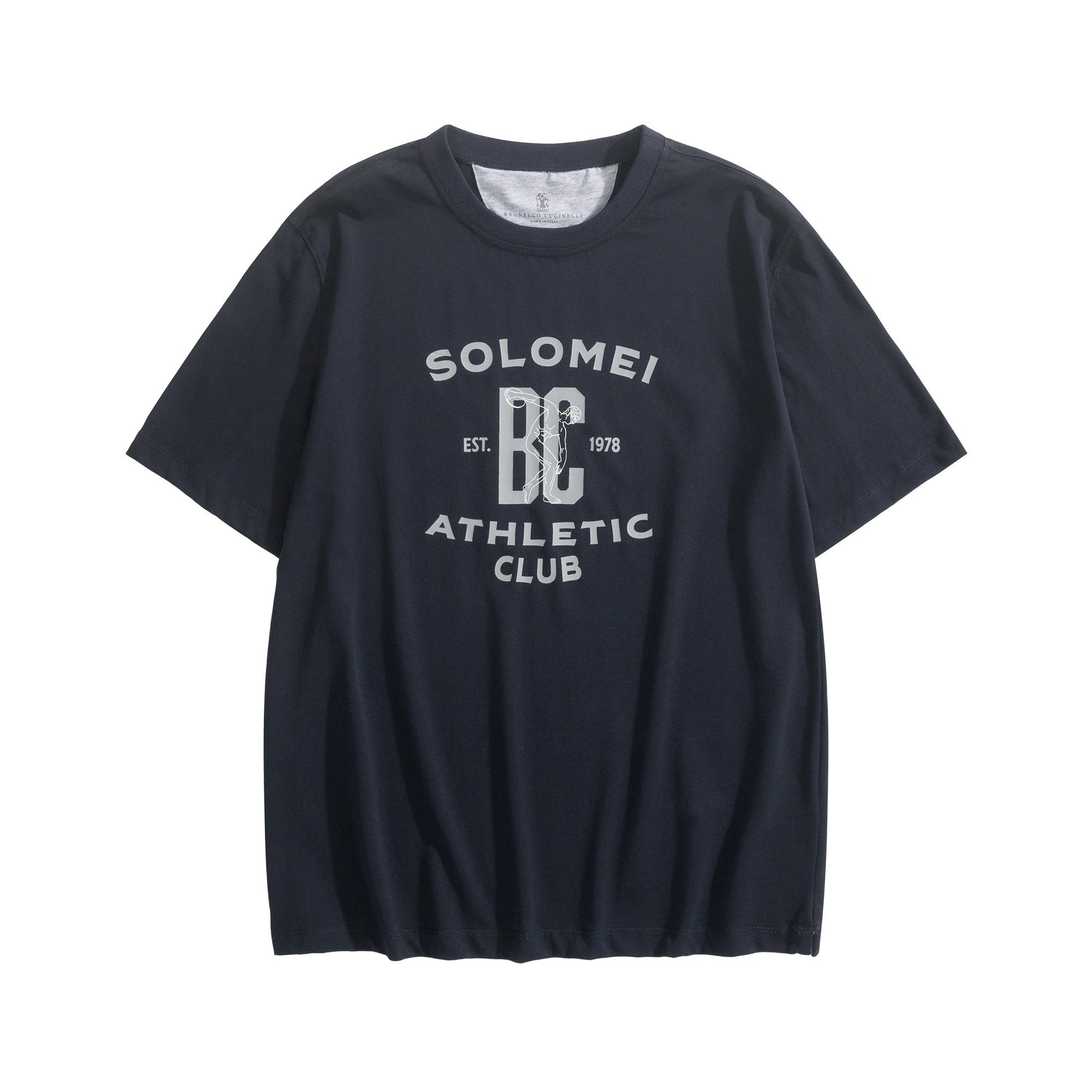 Balenciaga Logo Print Cotton T-Shirt White Black 발렌시아가 로고 프린트 코튼 티셔츠 화이트 블랙 3