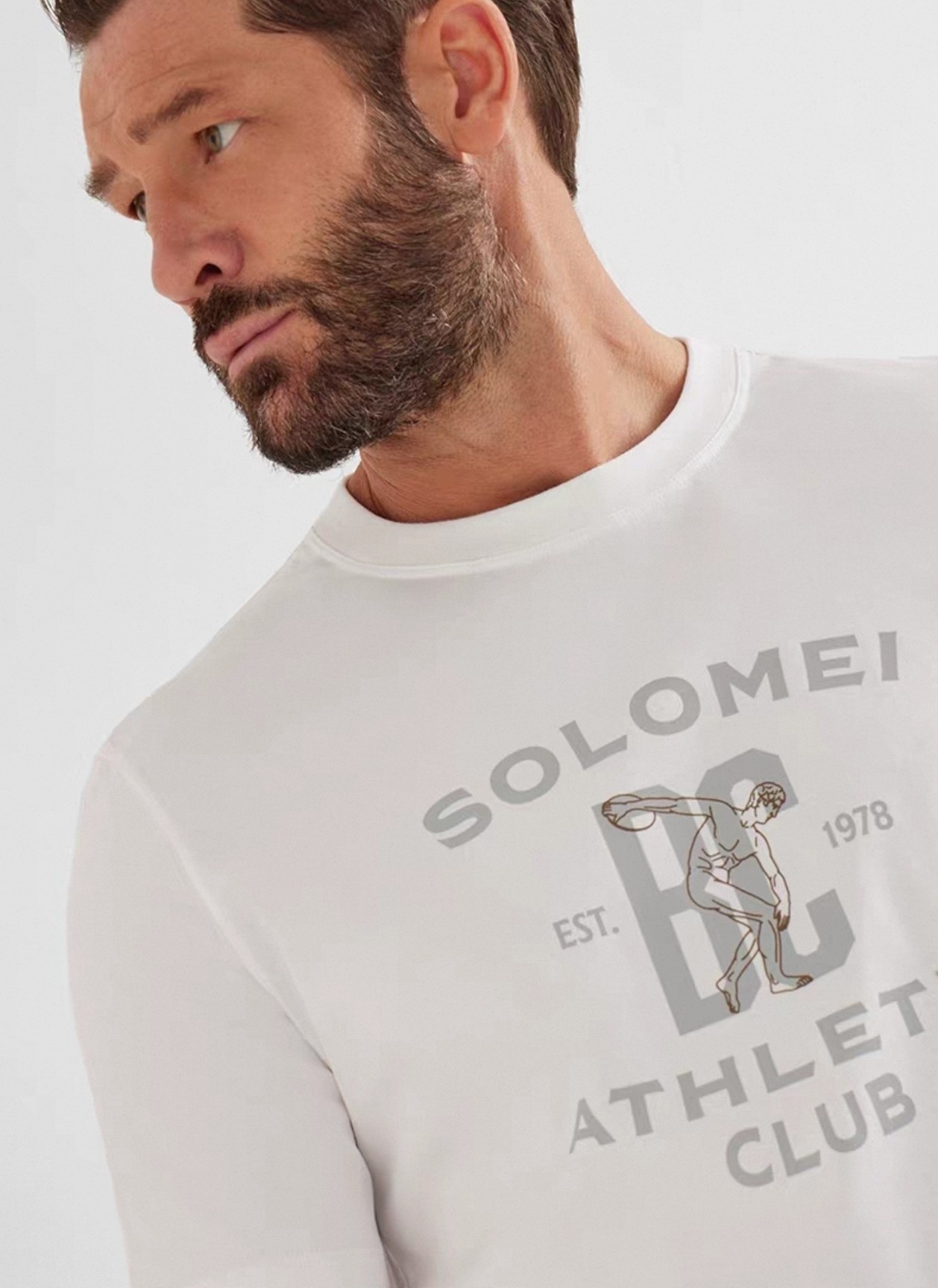 Balenciaga Logo Print Cotton T-Shirt White Black 발렌시아가 로고 프린트 코튼 티셔츠 화이트 블랙 1