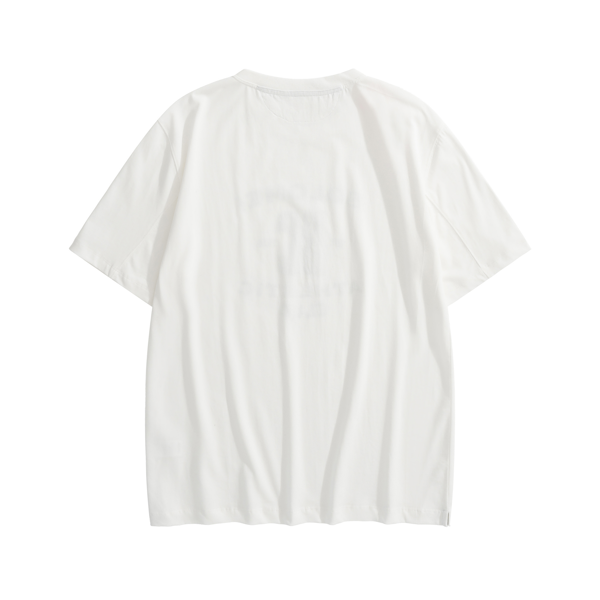 Balenciaga Logo Print Cotton T-Shirt White Black 발렌시아가 로고 프린트 코튼 티셔츠 화이트 블랙 4