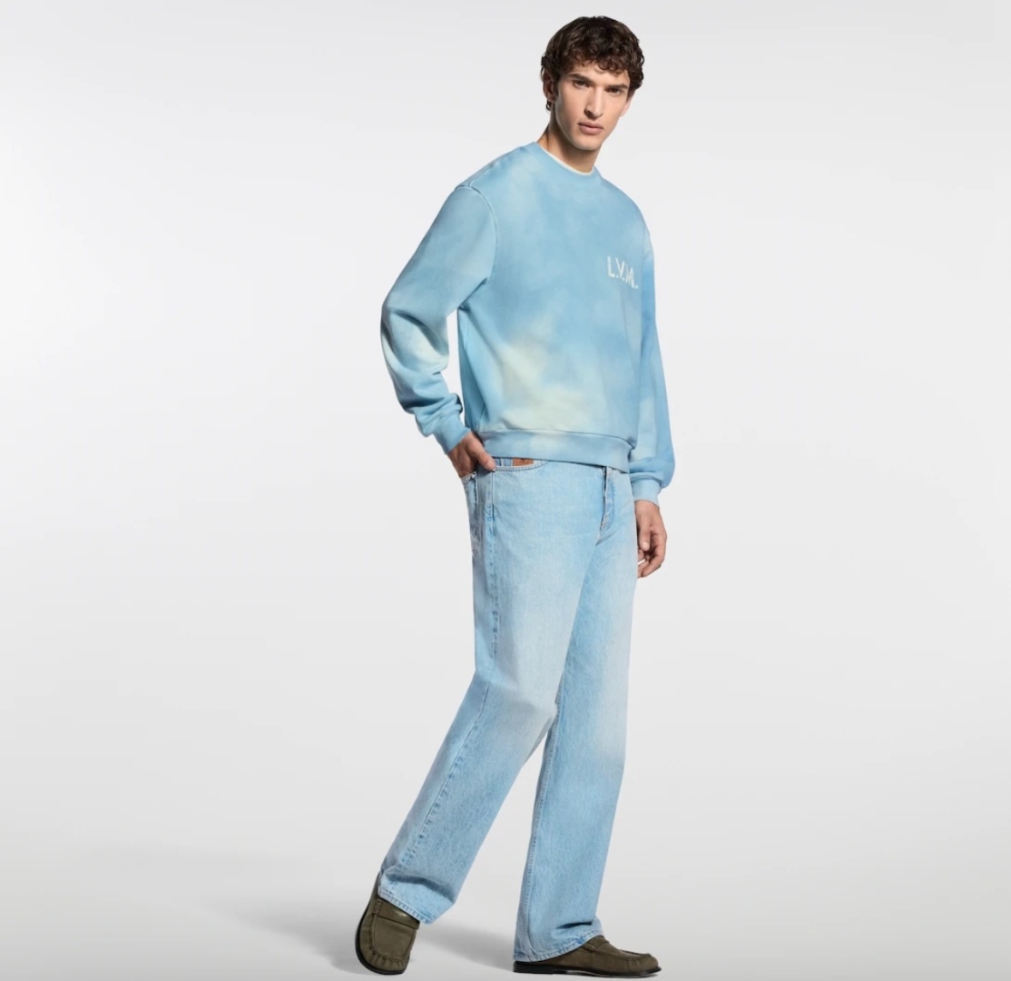 Hermes Tie-Dye Cotton Knit Sweater Multi Color 에르메스 타이다이 코튼 니트 스웨터 멀티 컬러 1