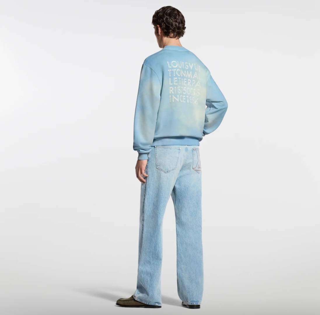 Hermes Tie-Dye Cotton Knit Sweater Multi Color 에르메스 타이다이 코튼 니트 스웨터 멀티 컬러 2