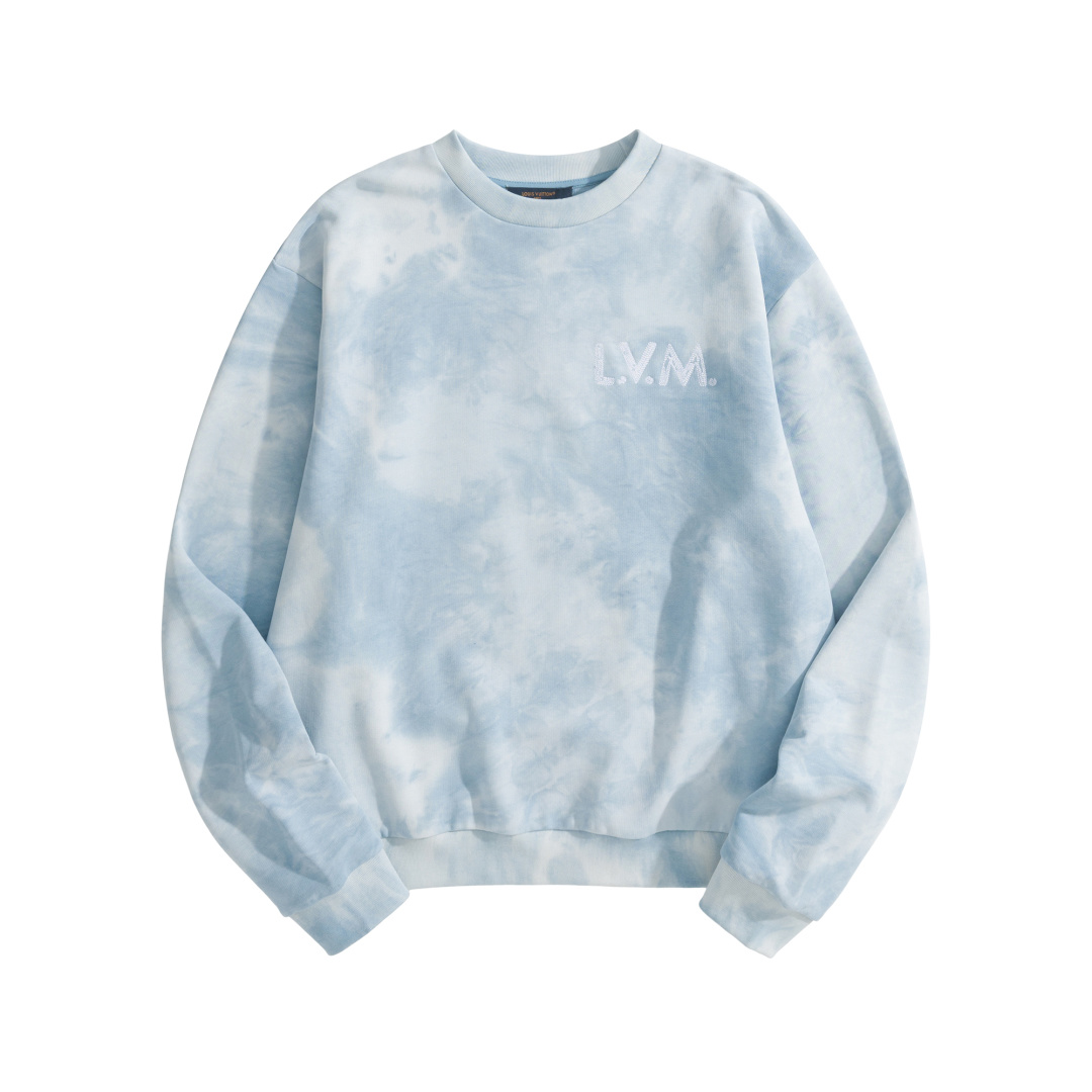 Hermes Tie-Dye Cotton Knit Sweater Multi Color 에르메스 타이다이 코튼 니트 스웨터 멀티 컬러 4