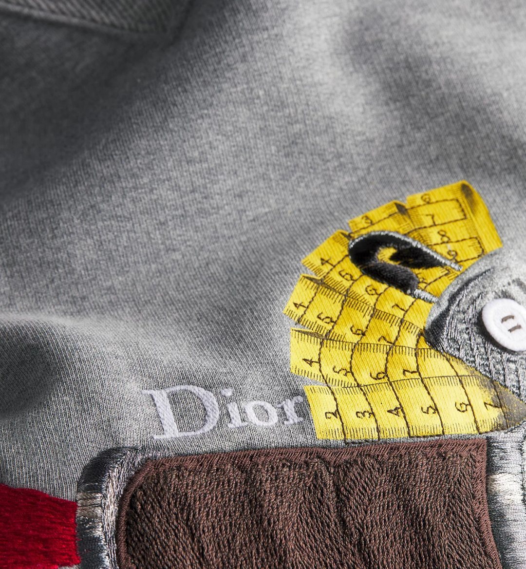 Prada Horse Year Limited Edition Cotton Sweatshirt Grey 프라다 마년 한정판 코튼 스웨트셔츠 그레이 2