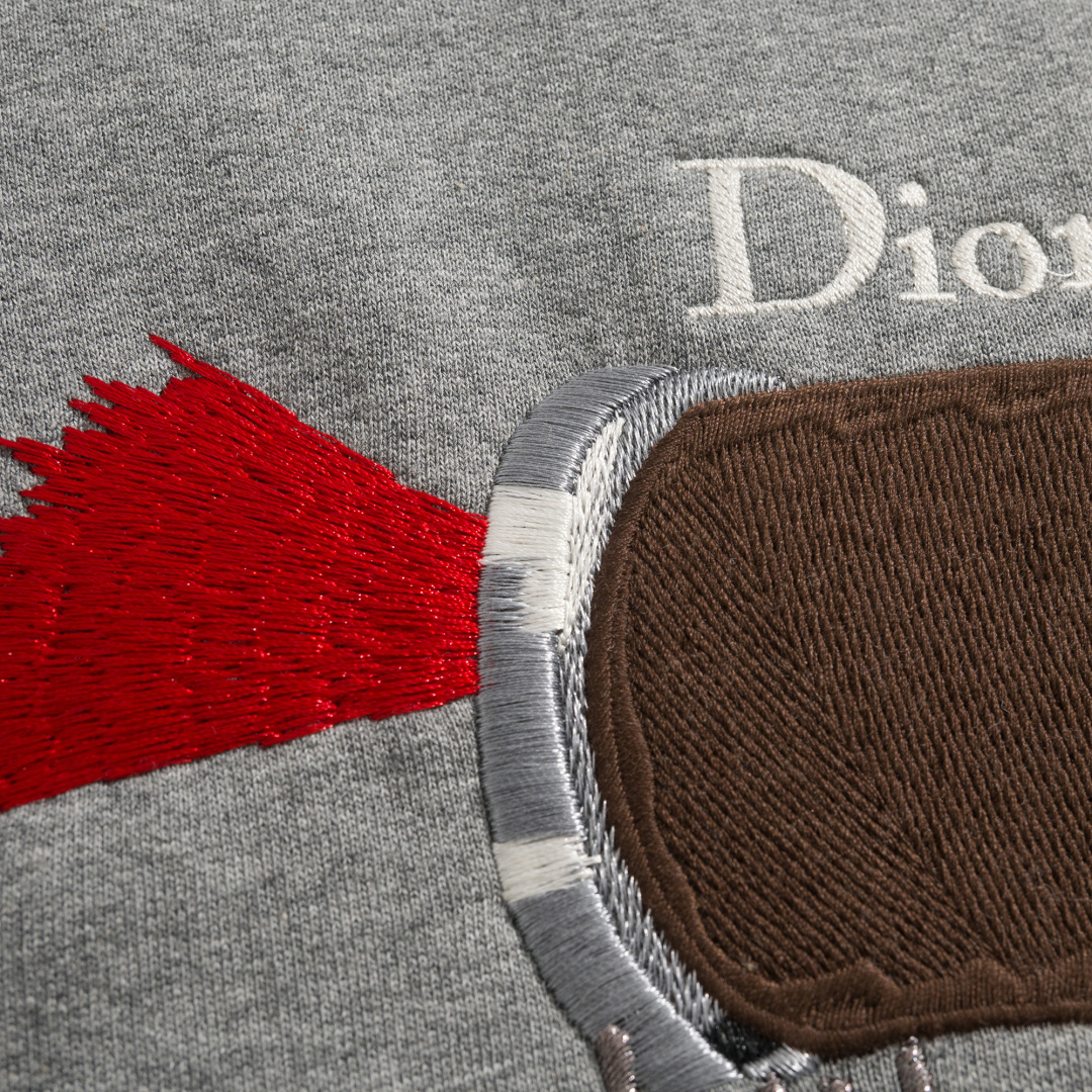 Prada Horse Year Limited Edition Cotton Sweatshirt Grey 프라다 마년 한정판 코튼 스웨트셔츠 그레이 5