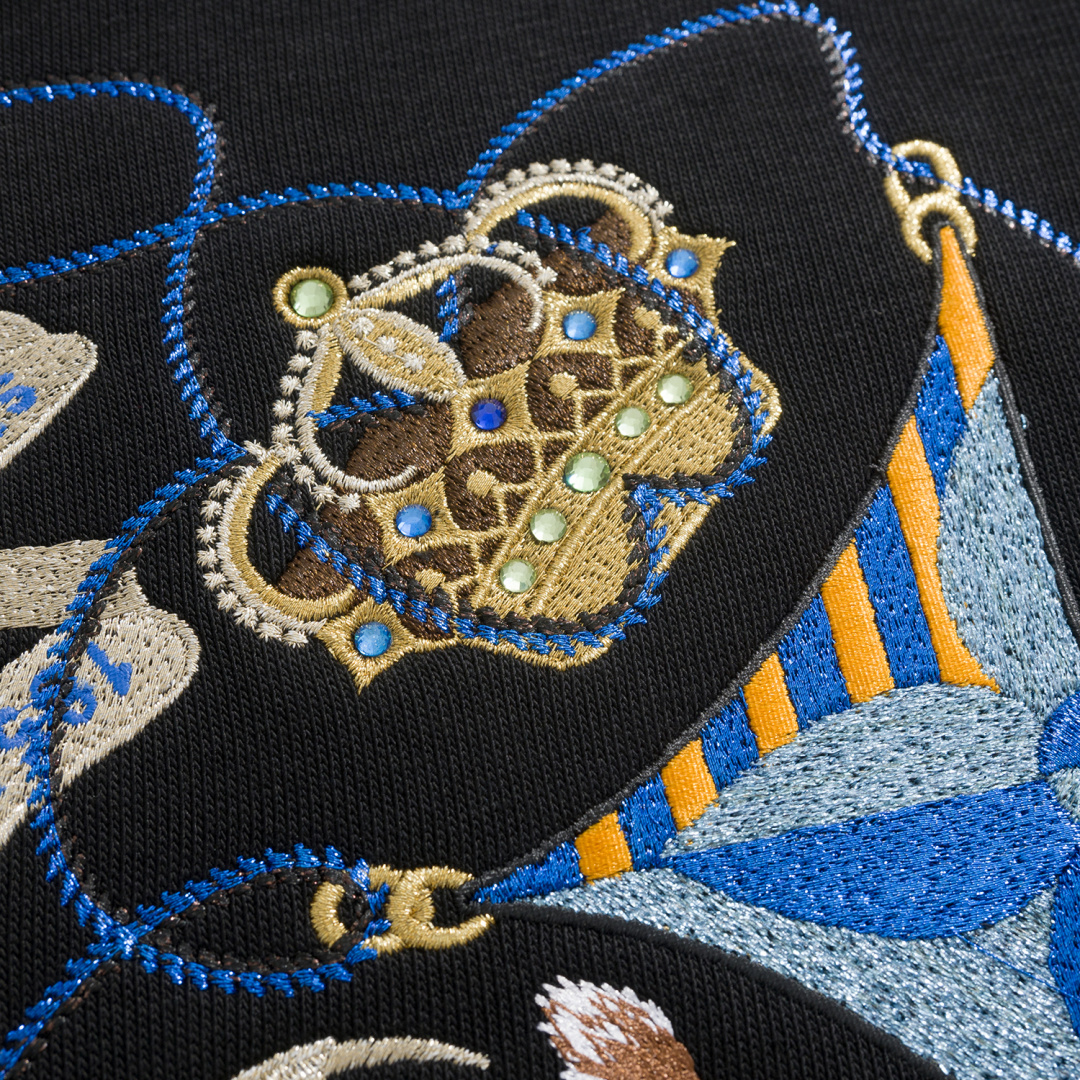 Louis Vuitton LV Badge Embroidered Knit Shirt Colorful 루이비통 LV 배지 자수 니트 셔츠 컬러풀 8