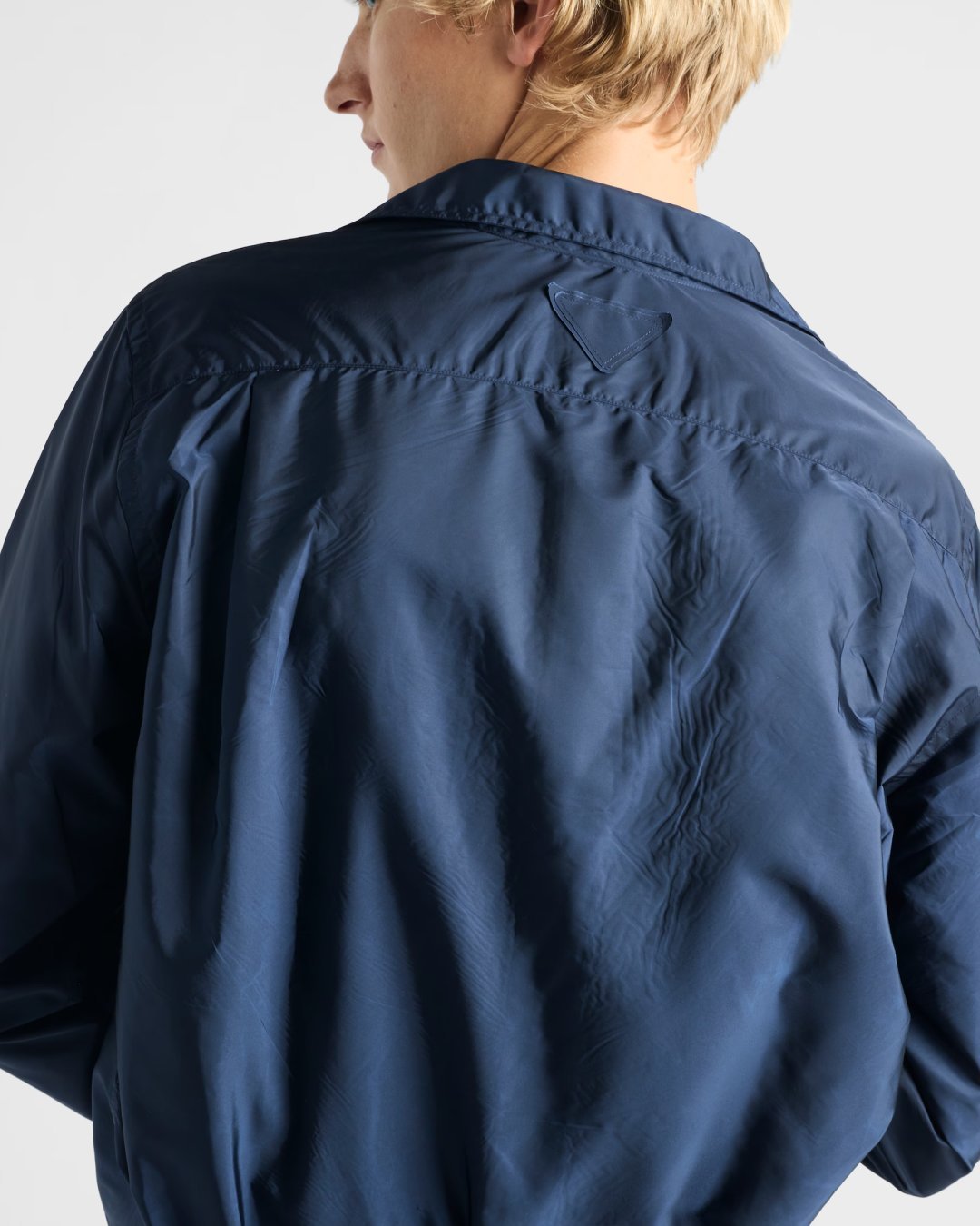 Prada Re-Nylon Shirt Black 프라다 리나일론 셔츠 블랙 2