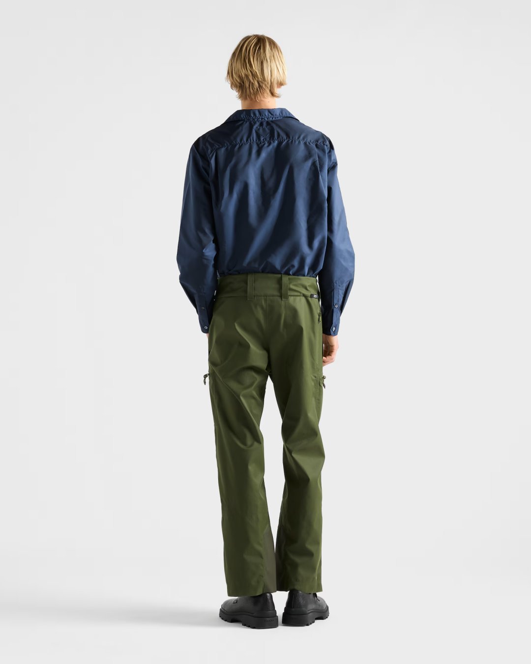 Prada Re-Nylon Shirt Black 프라다 리나일론 셔츠 블랙 3