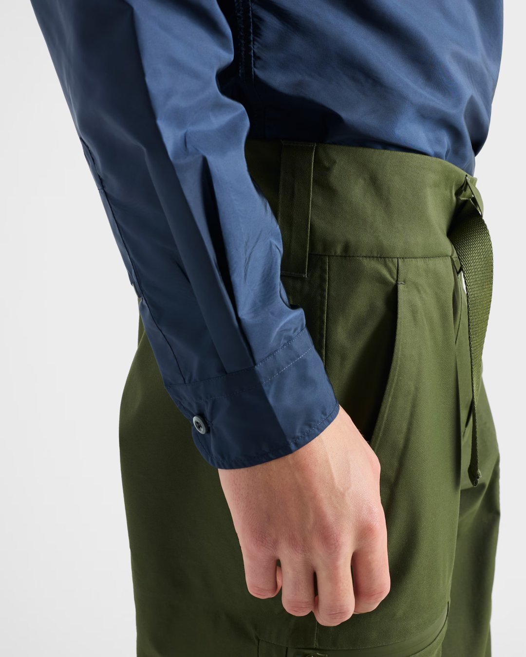 Prada Re-Nylon Shirt Black 프라다 리나일론 셔츠 블랙 4