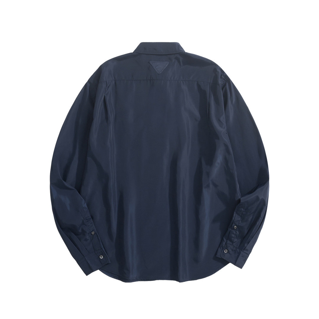 Prada Re-Nylon Shirt Black 프라다 리나일론 셔츠 블랙 7