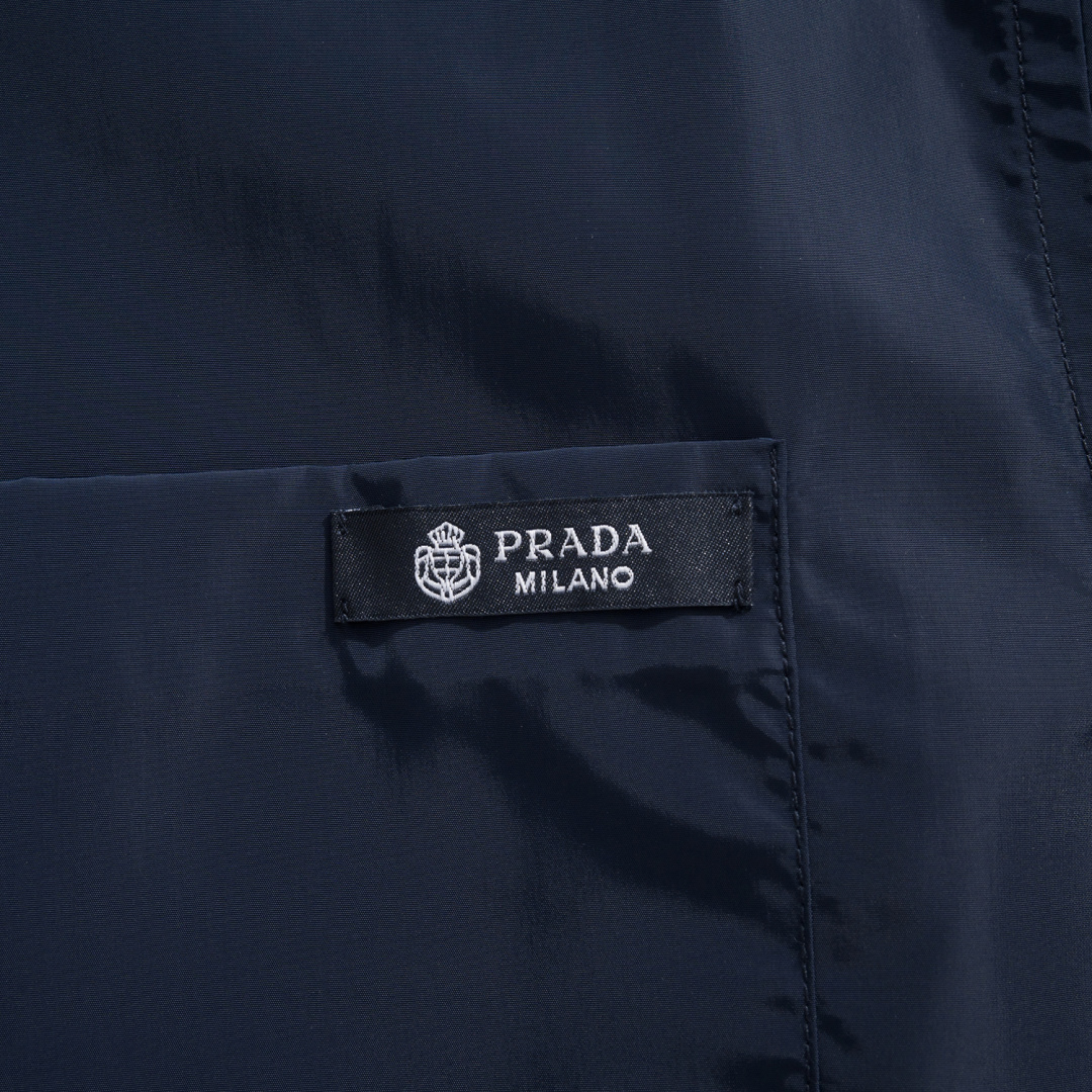 Prada Re-Nylon Shirt Black 프라다 리나일론 셔츠 블랙 9