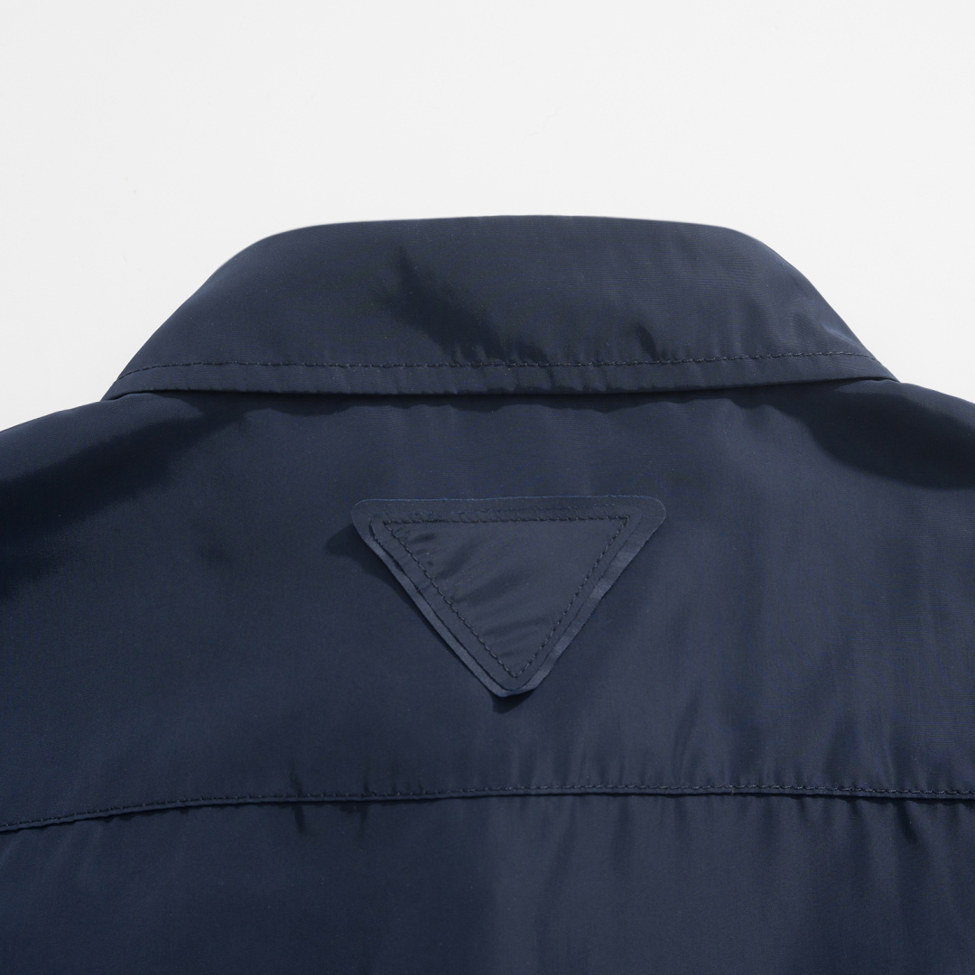 Prada Re-Nylon Shirt Black 프라다 리나일론 셔츠 블랙 11