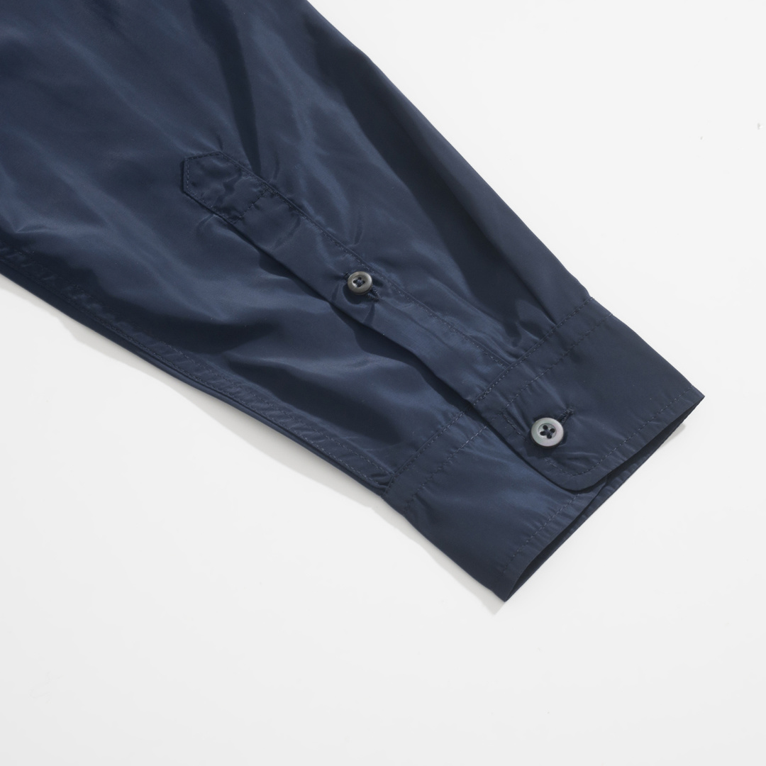 Prada Re-Nylon Shirt Black 프라다 리나일론 셔츠 블랙 12