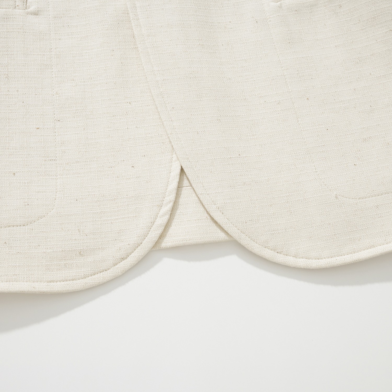 LP Eduard Collarless Jacket Vest Set Cotton Linen Beige LP 에두아르드 무칼라 자켓 베스트 세트 코튼 리넨 베이지 11