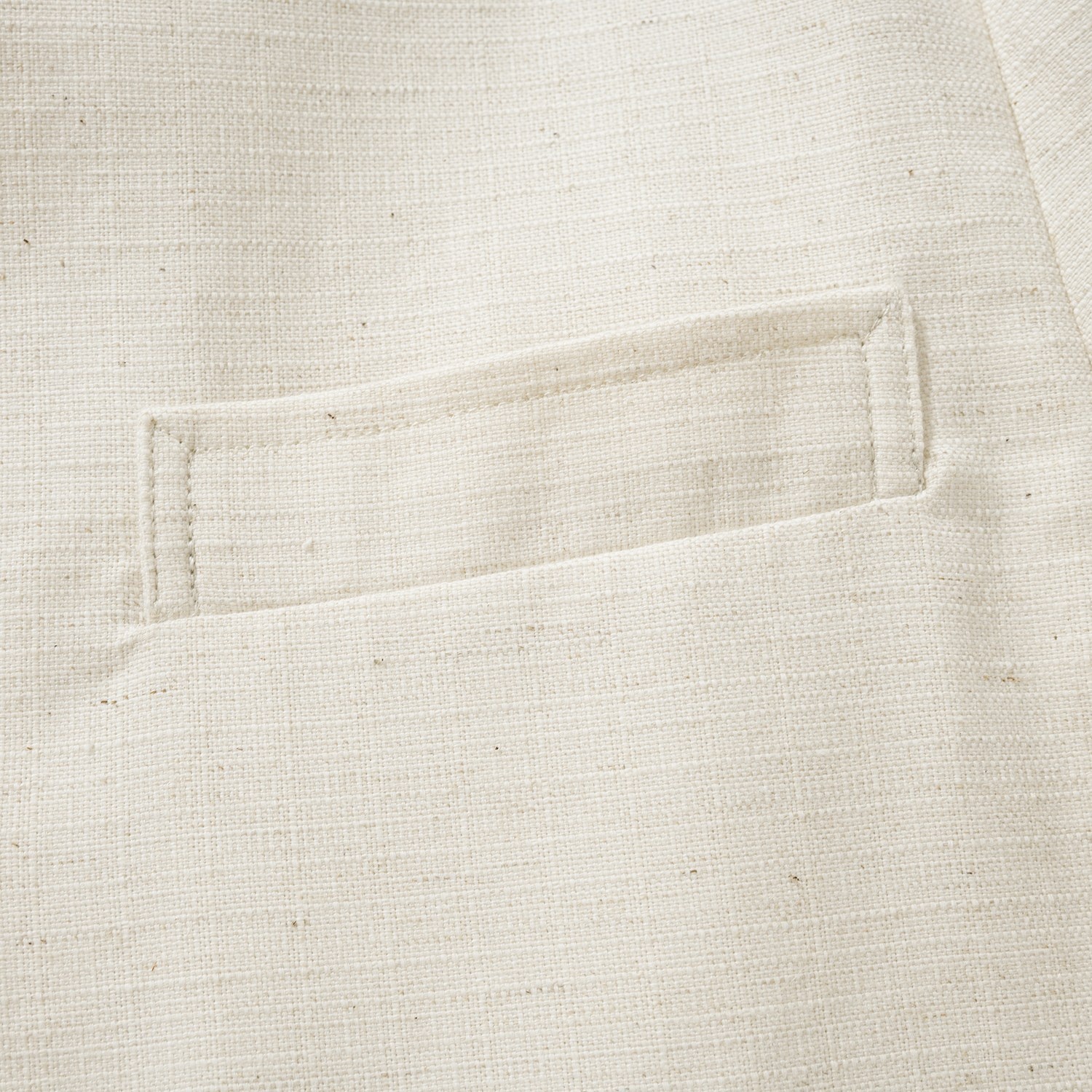 LP Eduard Collarless Jacket Vest Set Cotton Linen Beige LP 에두아르드 무칼라 자켓 베스트 세트 코튼 리넨 베이지 13