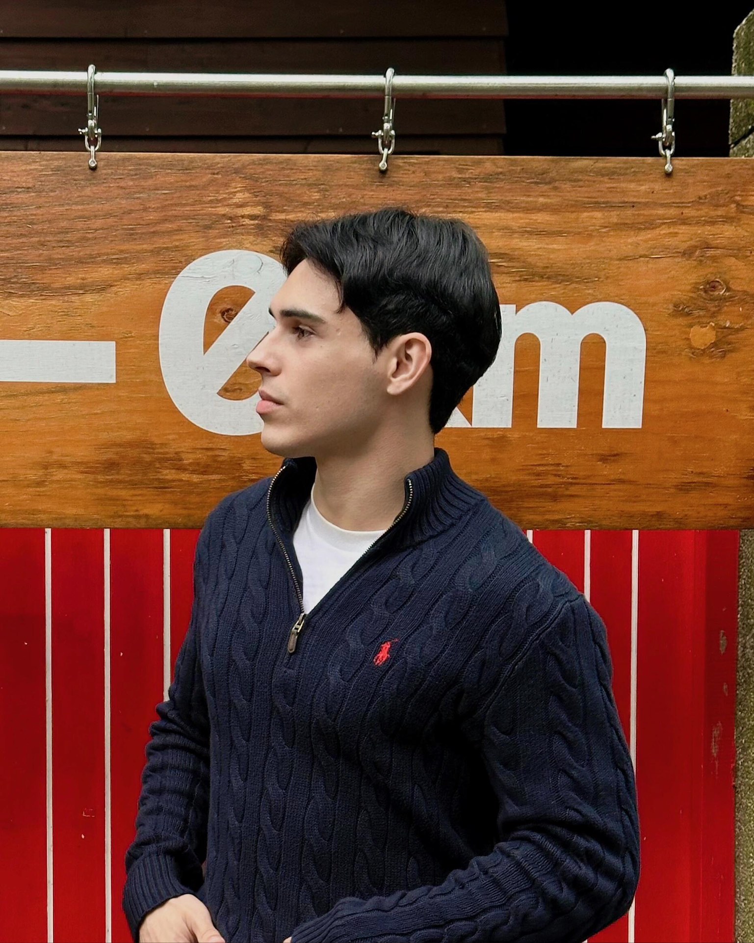 Ralph Lauren Cable Knit Half Zip Sweater Navy 랄프로렌 케이블 니트 하프 집업 스웨터 네이비 3