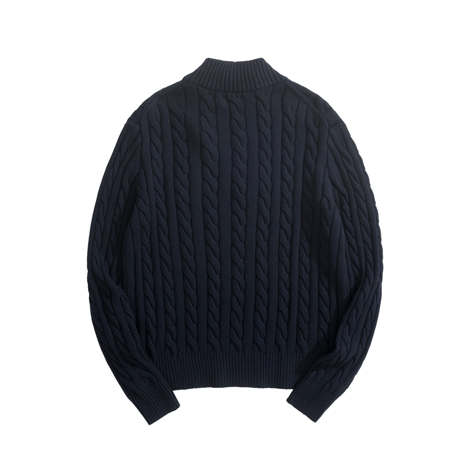 Ralph Lauren Cable Knit Half Zip Sweater Navy 랄프로렌 케이블 니트 하프 집업 스웨터 네이비 5