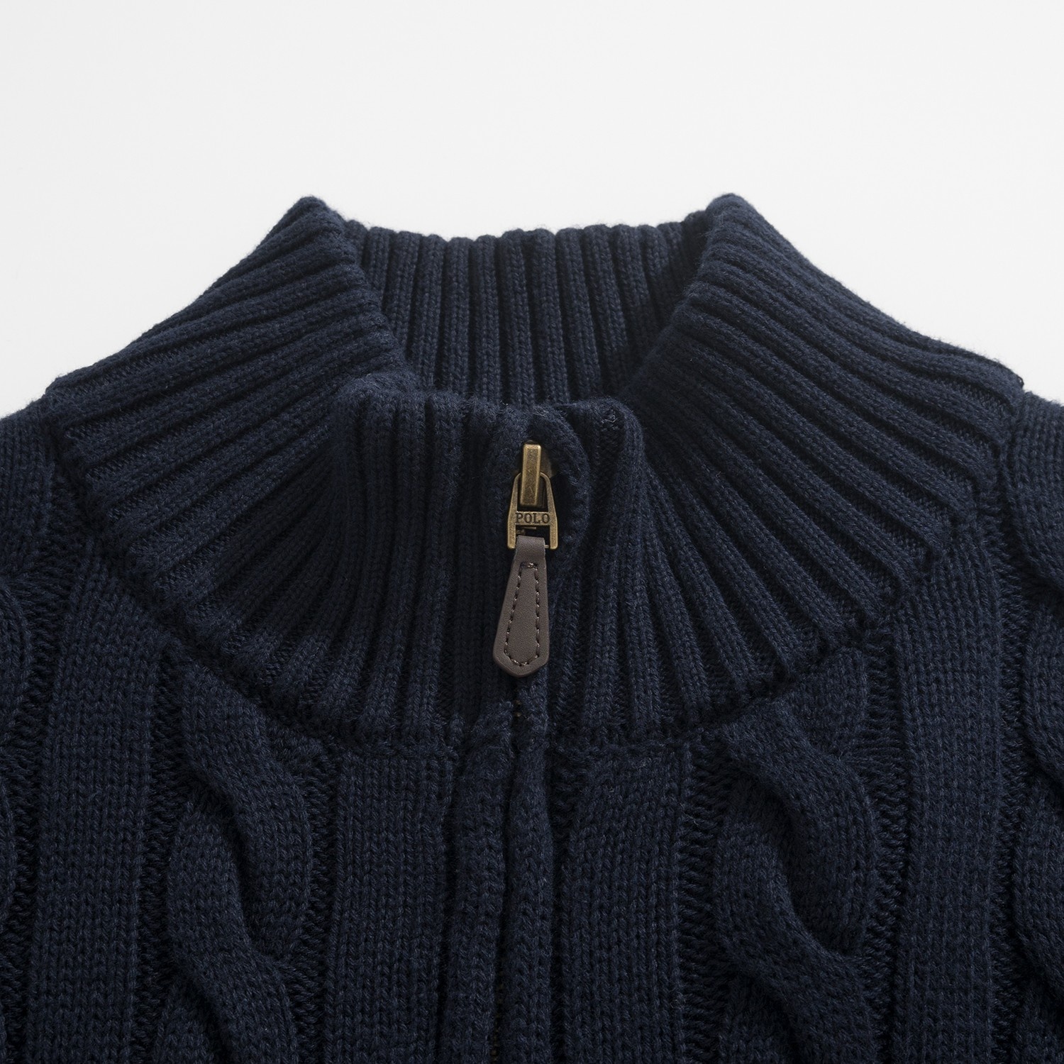 Ralph Lauren Cable Knit Half Zip Sweater Navy 랄프로렌 케이블 니트 하프 집업 스웨터 네이비 6