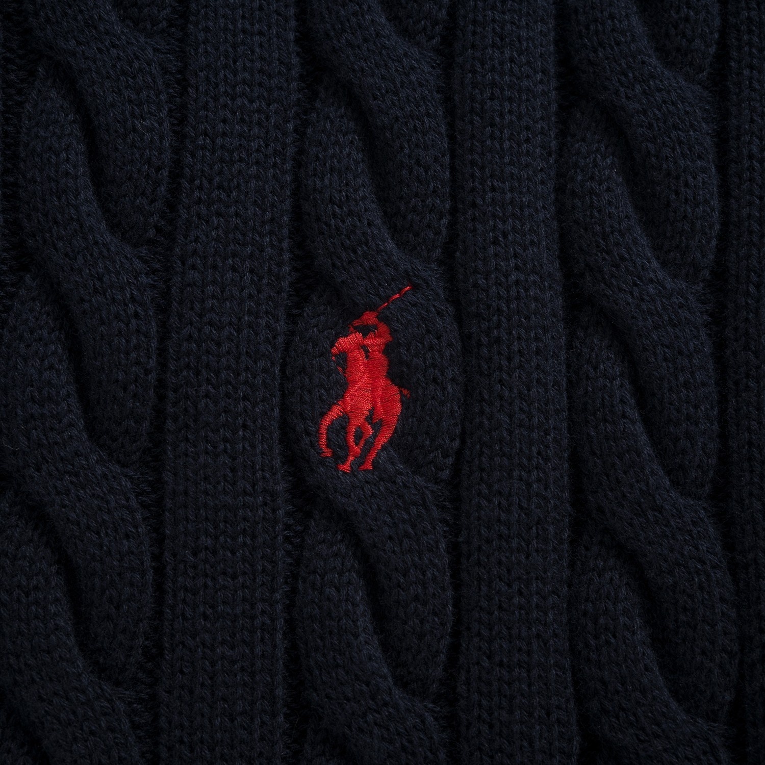 Ralph Lauren Cable Knit Half Zip Sweater Navy 랄프로렌 케이블 니트 하프 집업 스웨터 네이비 7