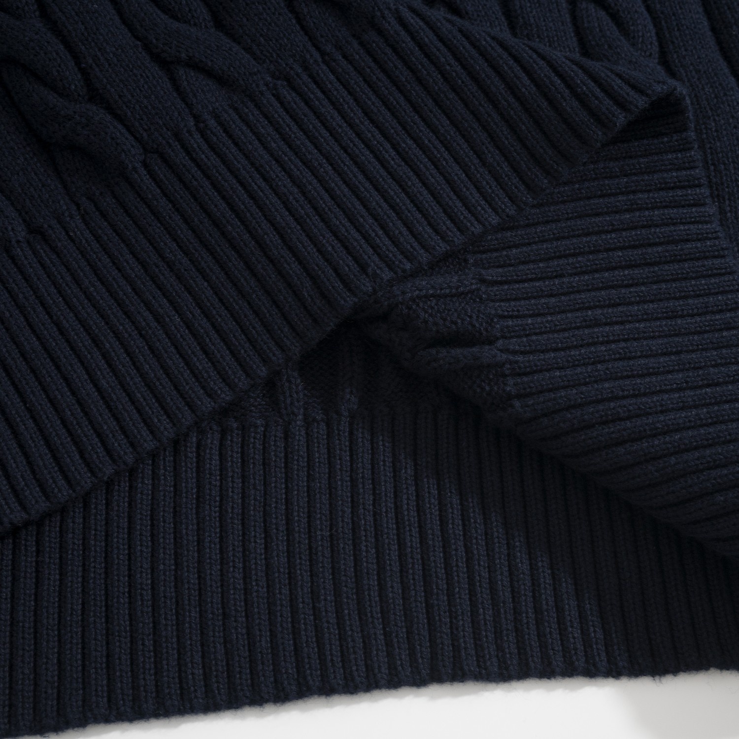 Ralph Lauren Cable Knit Half Zip Sweater Navy 랄프로렌 케이블 니트 하프 집업 스웨터 네이비 10