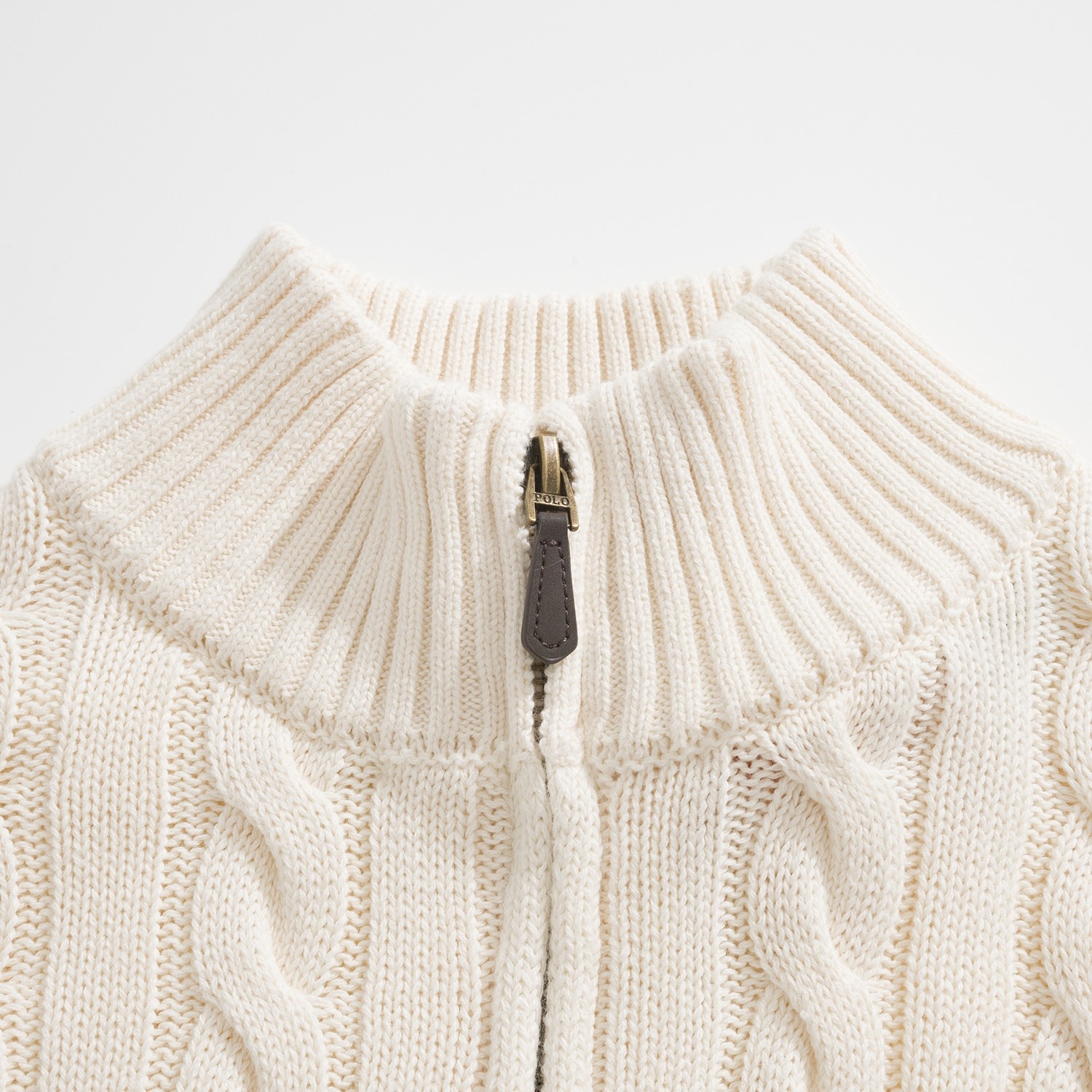 Ralph Lauren Cable Knit Half Zip Sweater Navy 랄프로렌 케이블 니트 하프 집업 스웨터 네이비 7