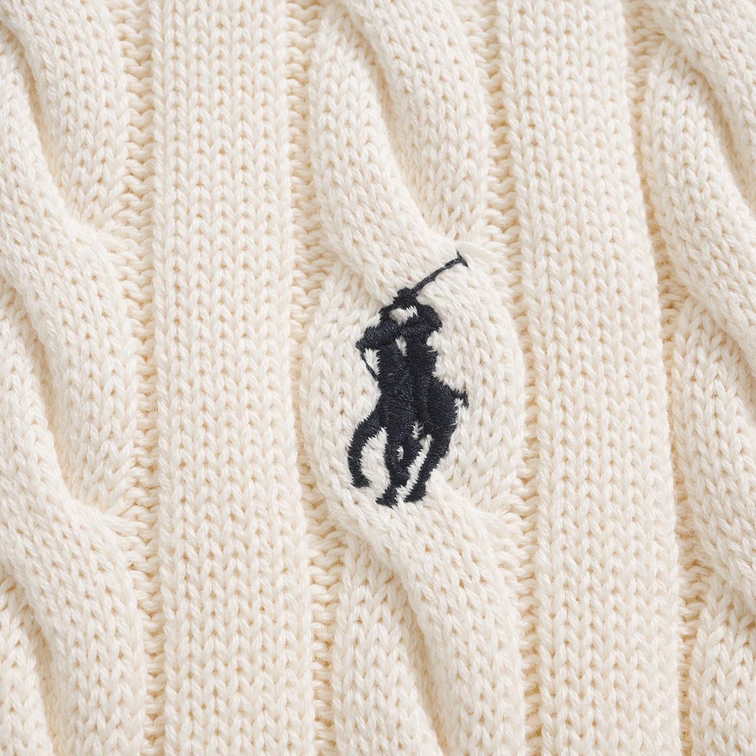 Ralph Lauren Cable Knit Half Zip Sweater Navy 랄프로렌 케이블 니트 하프 집업 스웨터 네이비 8