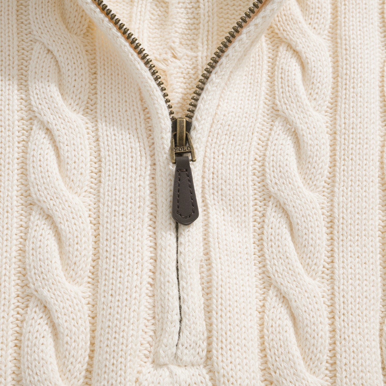 Ralph Lauren Cable Knit Half Zip Sweater Navy 랄프로렌 케이블 니트 하프 집업 스웨터 네이비 12