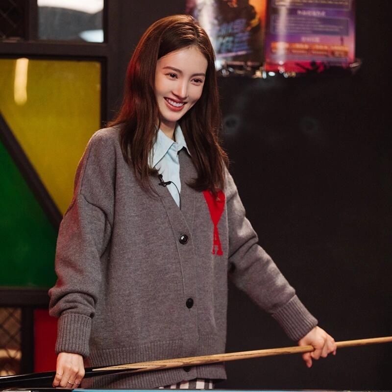 AMI Paris Heart Jacquard Merino Wool Cardigan Ivory Red 아미 파리 하트 자카드 메리노 울 가디건 아이보리 레드 1