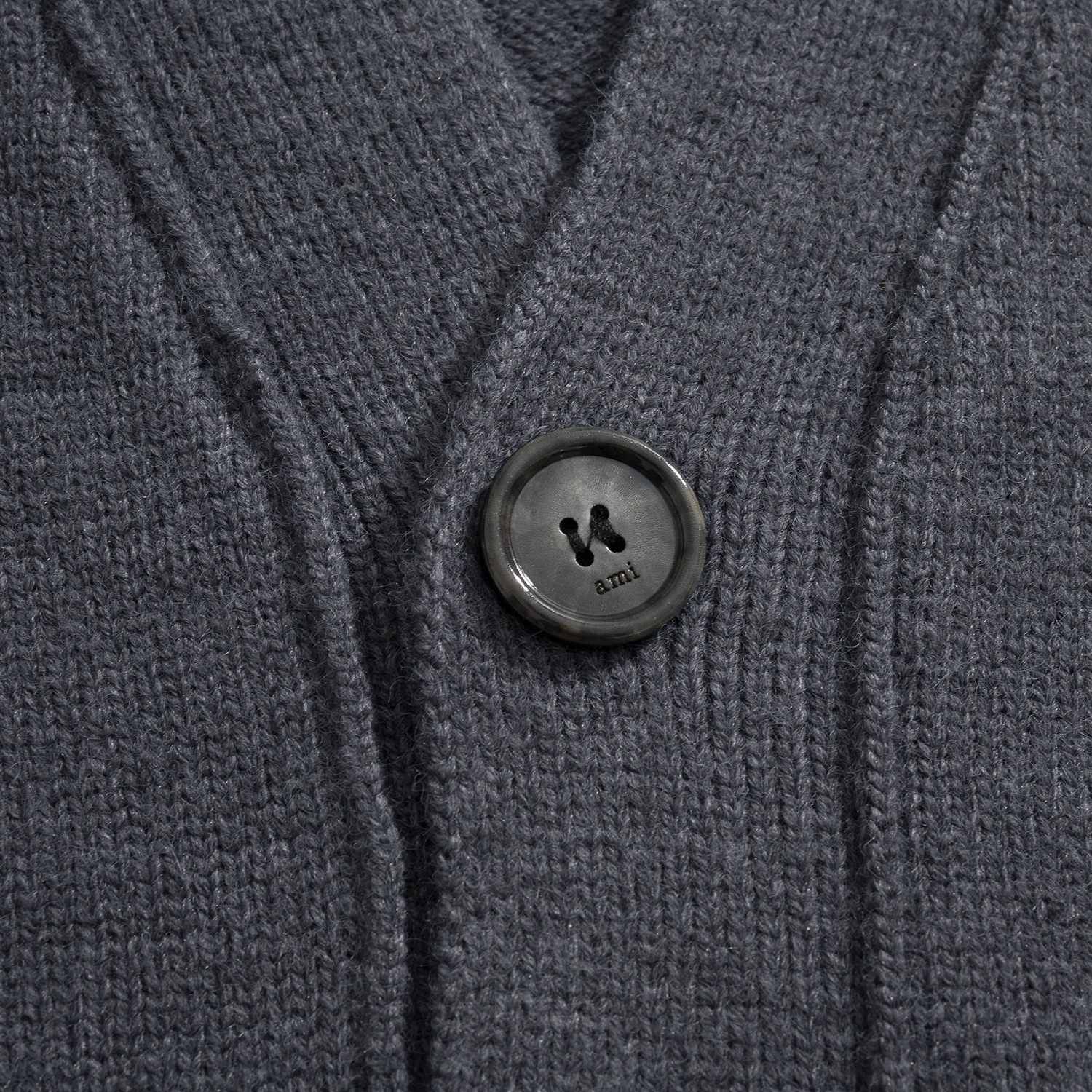 AMI Paris Heart Jacquard Merino Wool Cardigan Ivory Red 아미 파리 하트 자카드 메리노 울 가디건 아이보리 레드 9