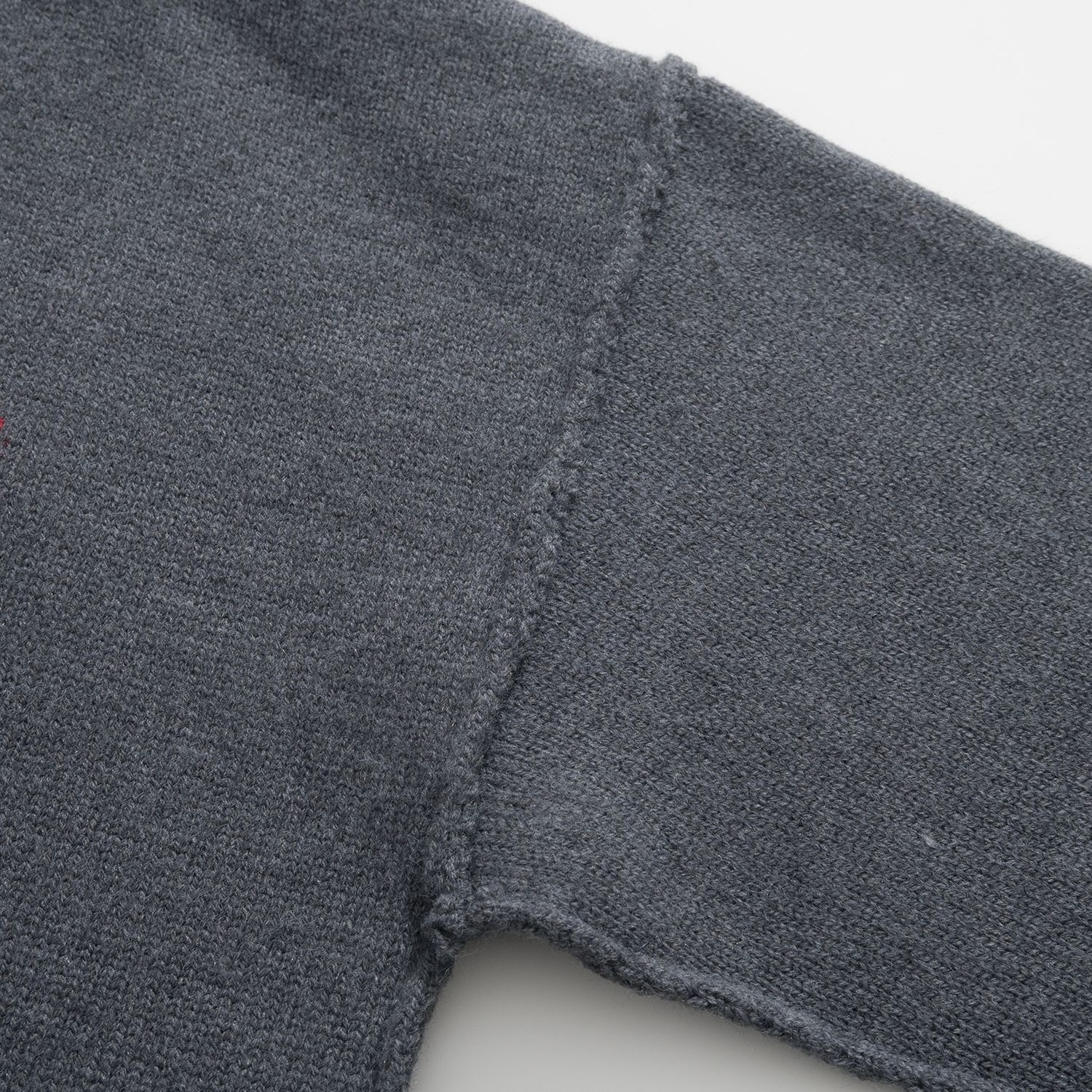 AMI Paris Heart Jacquard Merino Wool Cardigan Ivory Red 아미 파리 하트 자카드 메리노 울 가디건 아이보리 레드 13