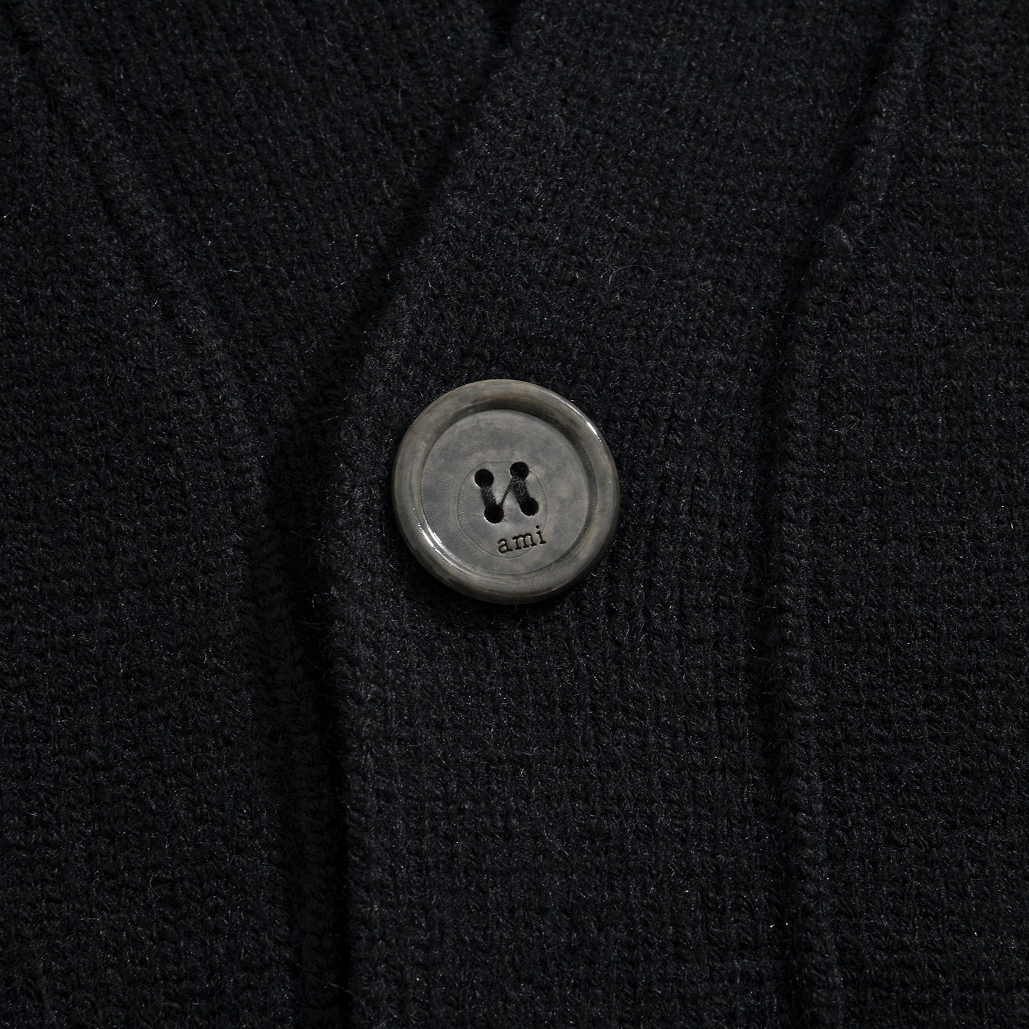 AMI Paris Heart Jacquard Merino Wool Cardigan Ivory Red 아미 파리 하트 자카드 메리노 울 가디건 아이보리 레드 10