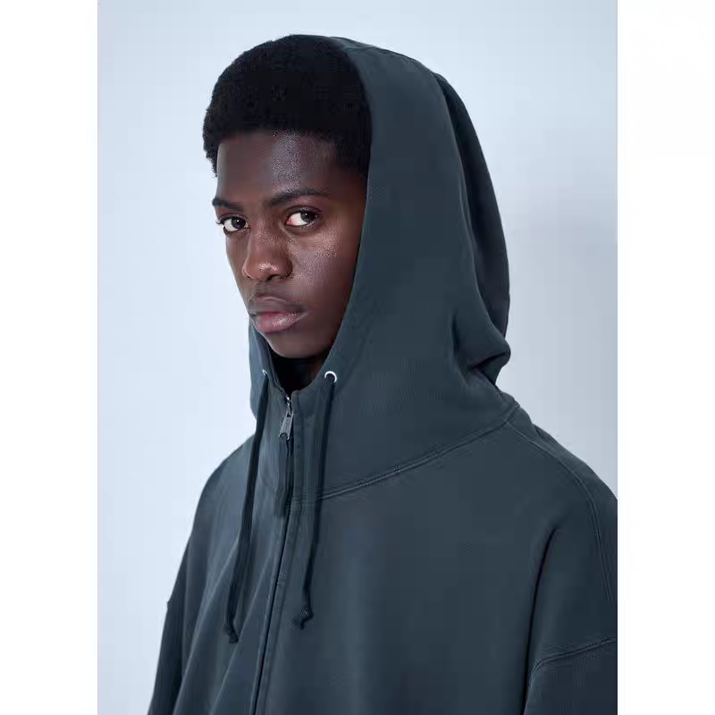 Maison Margiela Unfinished Embroidery Print Cotton Jacket Black 메종 마르지엘라 언피니쉬드 자수 프린트 코튼 자켓 블랙 4