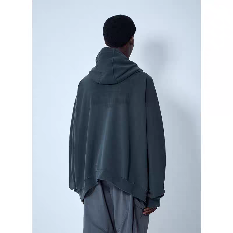 Maison Margiela Unfinished Embroidery Print Cotton Jacket Black 메종 마르지엘라 언피니쉬드 자수 프린트 코튼 자켓 블랙 5