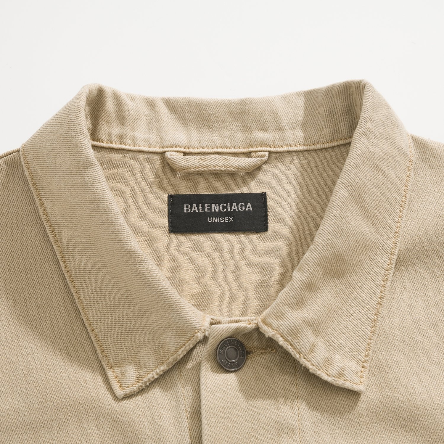 Balenciaga Embroidered Denim Jacket Earth Tone Brown 발렌시아가 자수 데님 자켓 어스톤 브라운 7