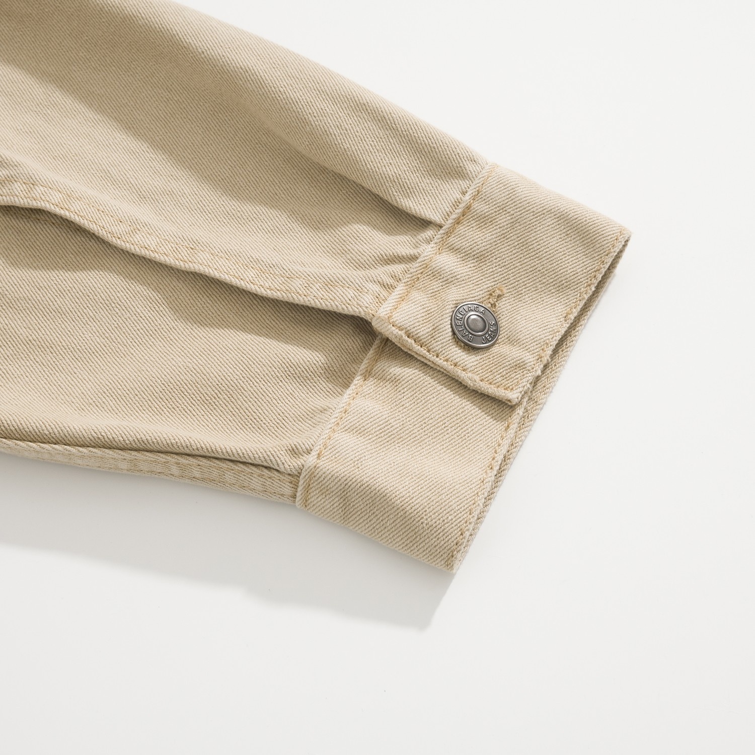 Balenciaga Embroidered Denim Jacket Earth Tone Brown 발렌시아가 자수 데님 자켓 어스톤 브라운 13