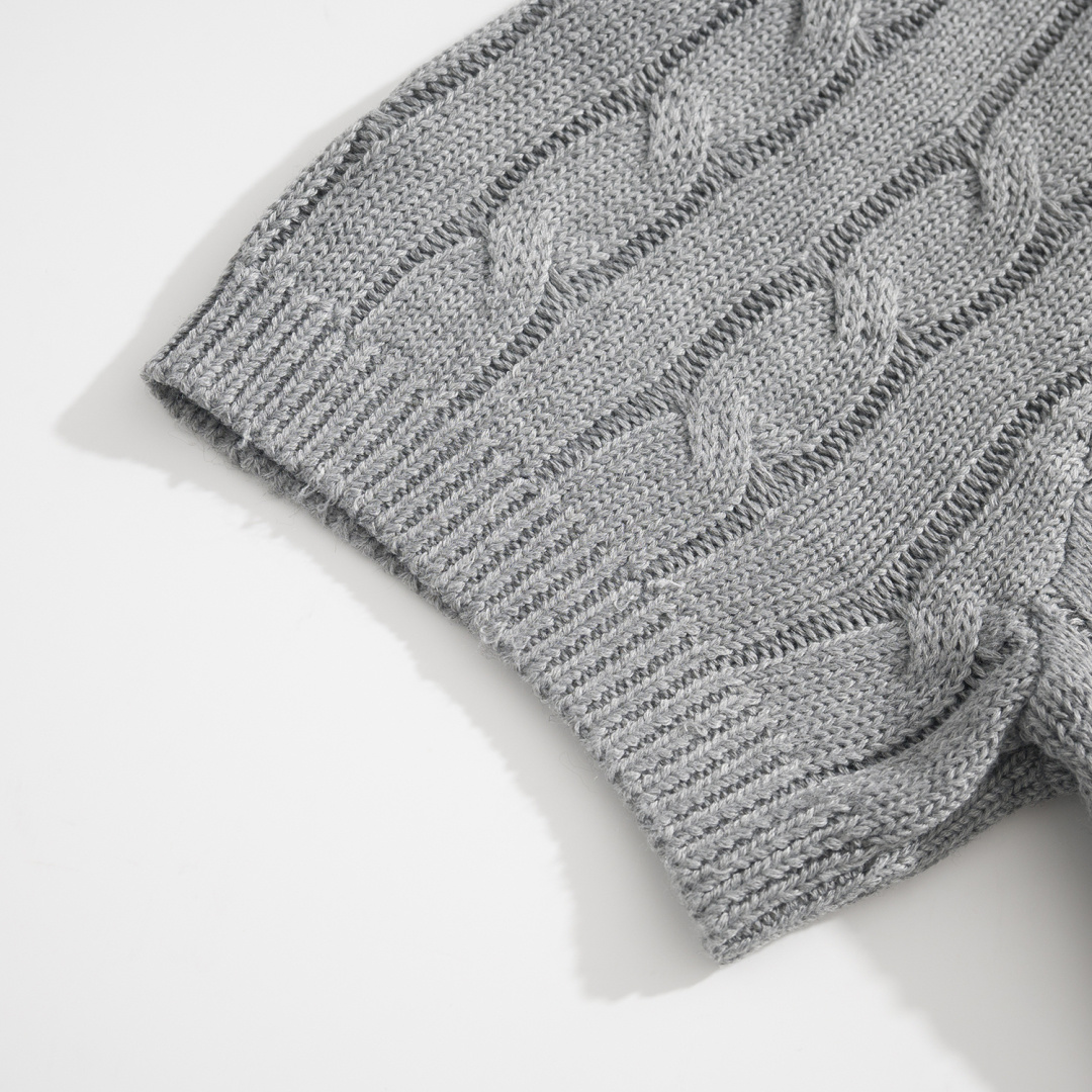 Polo Ralph Lauren Cable Knit Cotton Short Sleeve Knit Shirt Multi Color 폴로 랄프로렌 케이블 니트 코튼 반팔 니트 셔츠 멀티 컬러 9