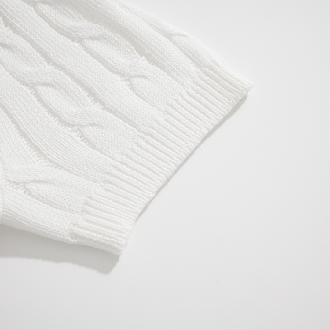 Polo Ralph Lauren Cable Knit Cotton Short Sleeve Knit Shirt Multi Color 폴로 랄프로렌 케이블 니트 코튼 반팔 니트 셔츠 멀티 컬러 9