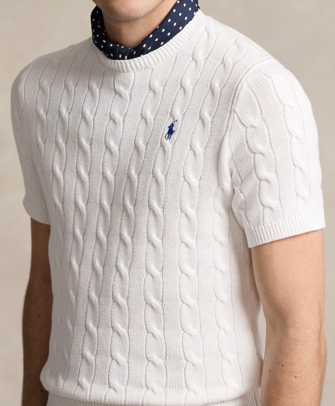 Polo Ralph Lauren Cable Knit Cotton Short Sleeve Knit Shirt Multi Color 폴로 랄프로렌 케이블 니트 코튼 반팔 니트 셔츠 멀티 컬러 10