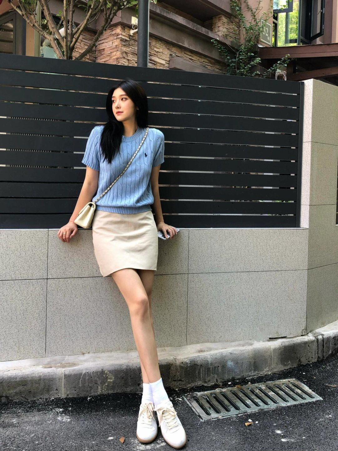 Polo Ralph Lauren Cable Knit Cotton Short Sleeve Knit Shirt Multi Color 폴로 랄프로렌 케이블 니트 코튼 반팔 니트 셔츠 멀티 컬러 1