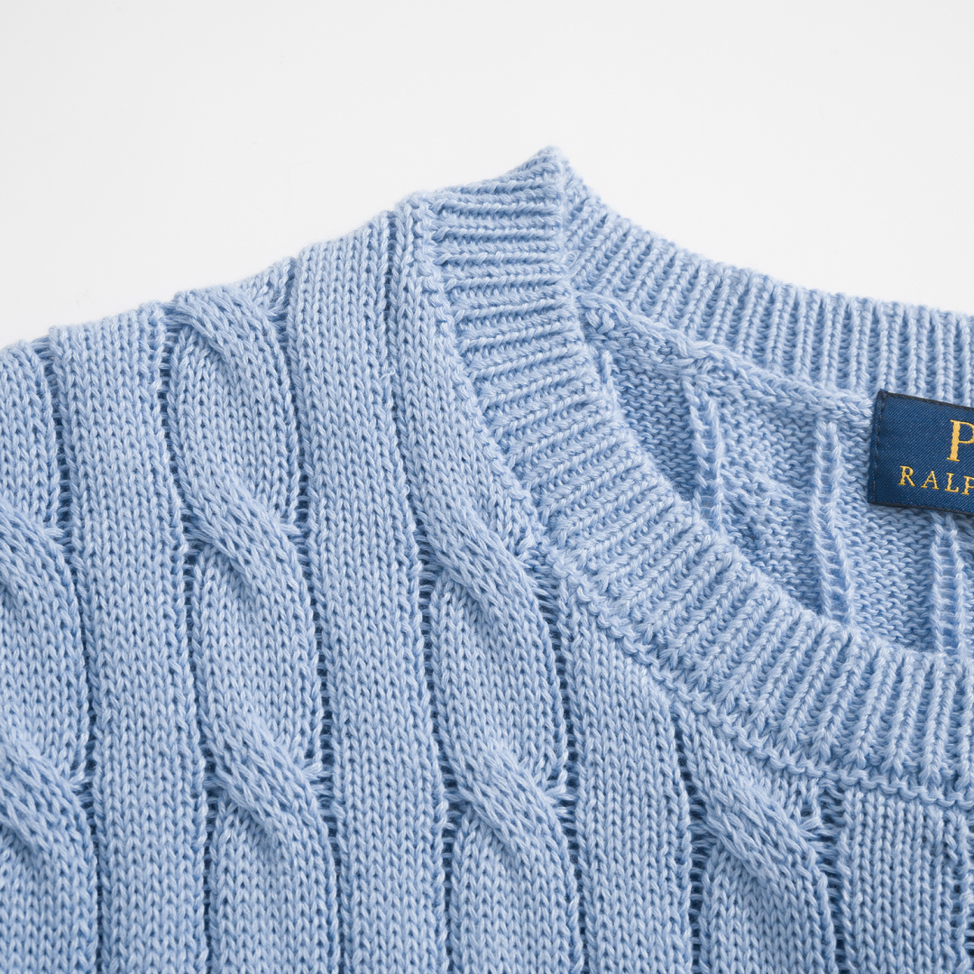 Polo Ralph Lauren Cable Knit Cotton Short Sleeve Knit Shirt Multi Color 폴로 랄프로렌 케이블 니트 코튼 반팔 니트 셔츠 멀티 컬러 6