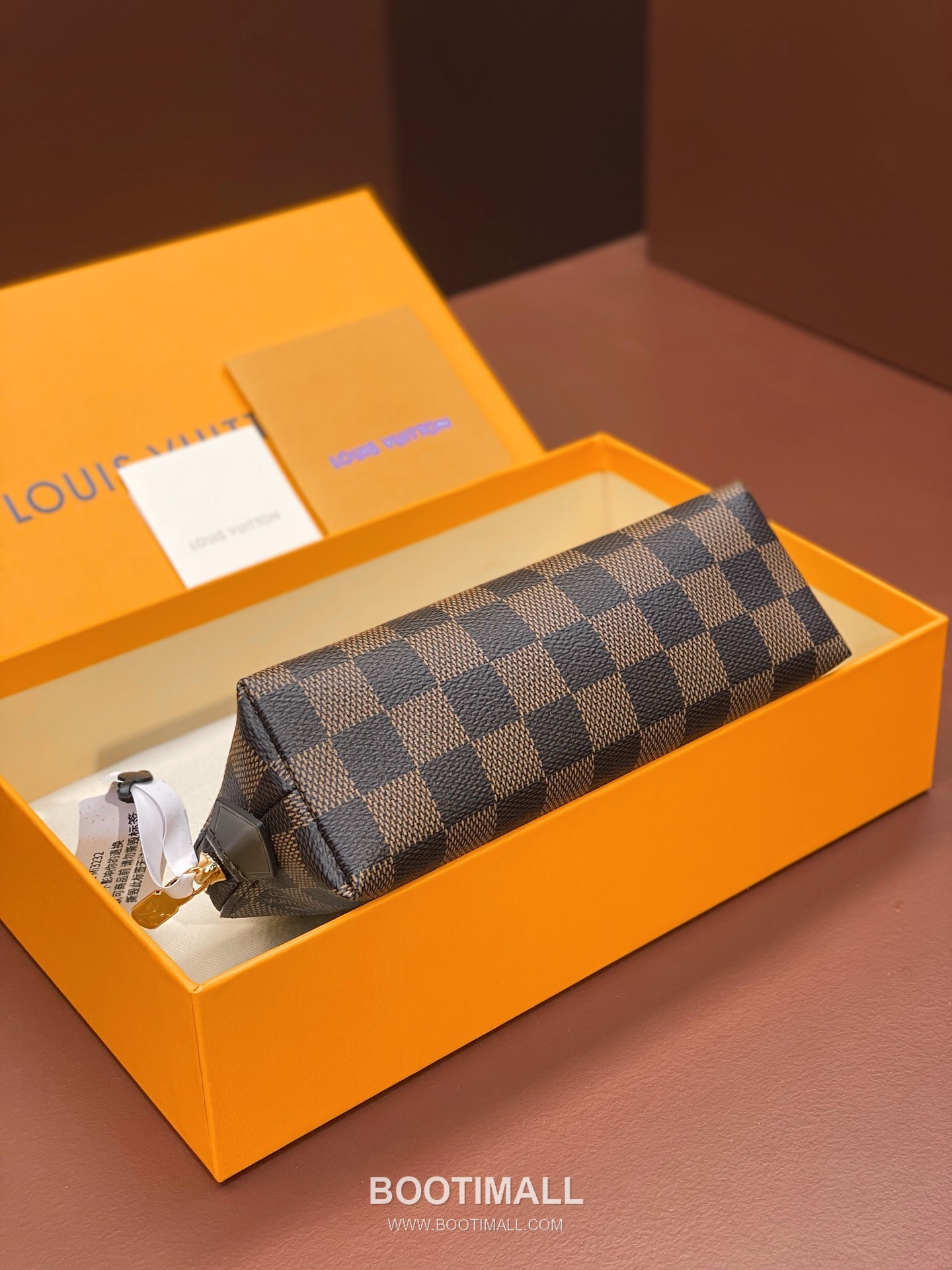Louis Vuitton Cosmetic Pouch Small Monogram Canvas Damier Azur Makeup Bag 루이비통 코스메틱 파우치 스몰 M47515 모노그램 캔버스 다미에 아주르 화장 파우치 19cm 3