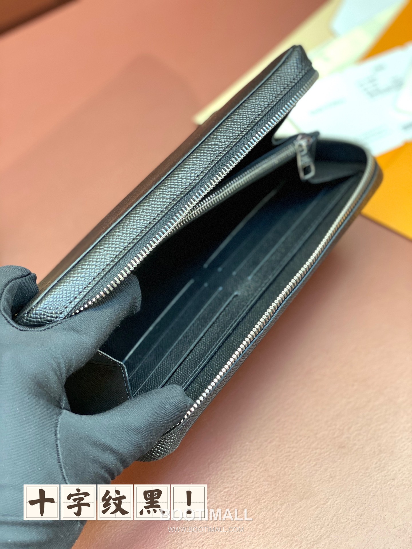 Louis Vuitton Zippy XL Epi Leather Black Long Wallet 루이비통 지피 XL M42097 에피 레더 블랙 장지갑 22cm 4