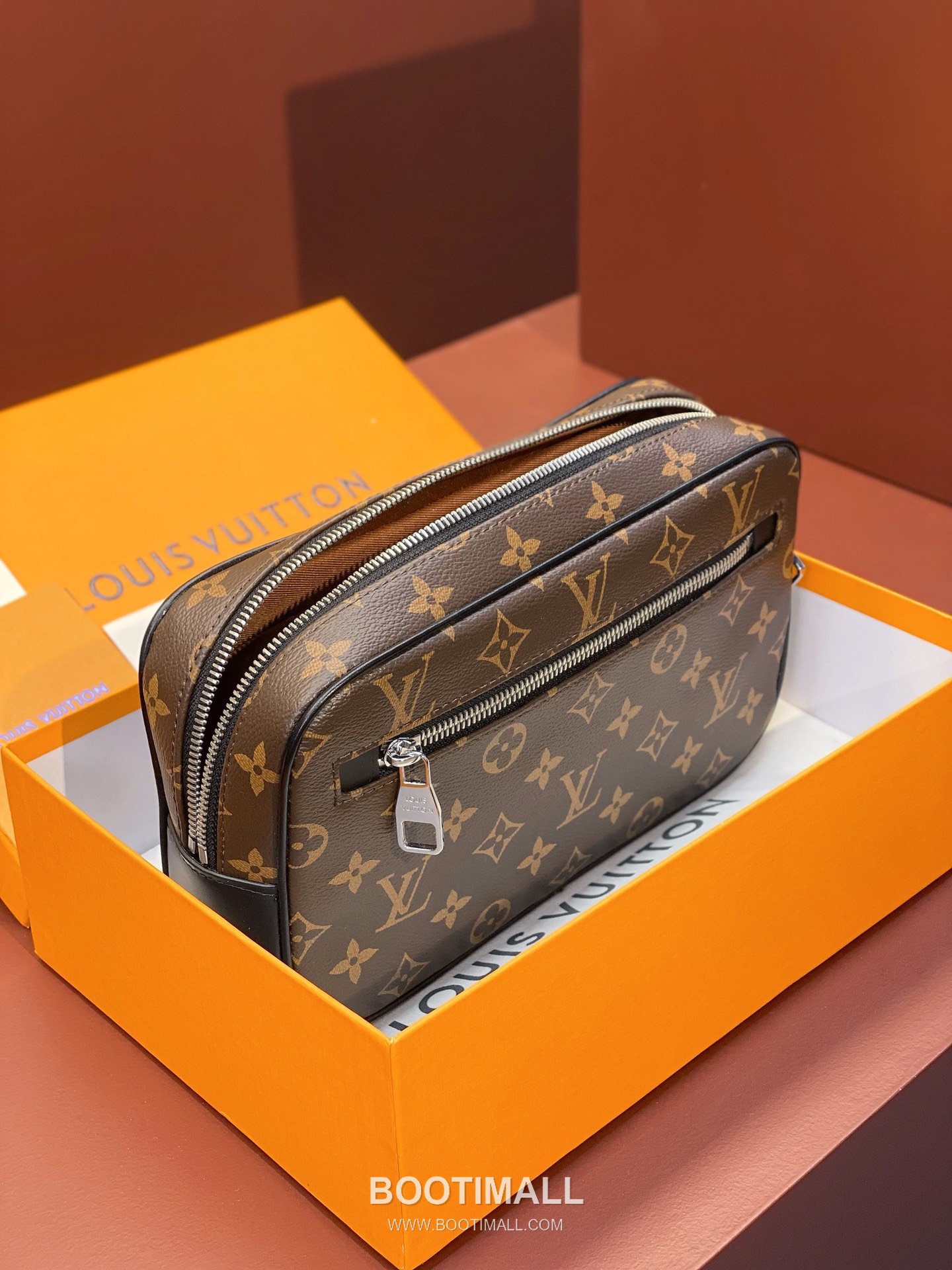 Louis Vuitton Kasai Clutch Damier Ebene Canvas Wristlet Bag 루이비통 카사이 M42838 다미에 에벤 캔버스 클러치 25cm 6
