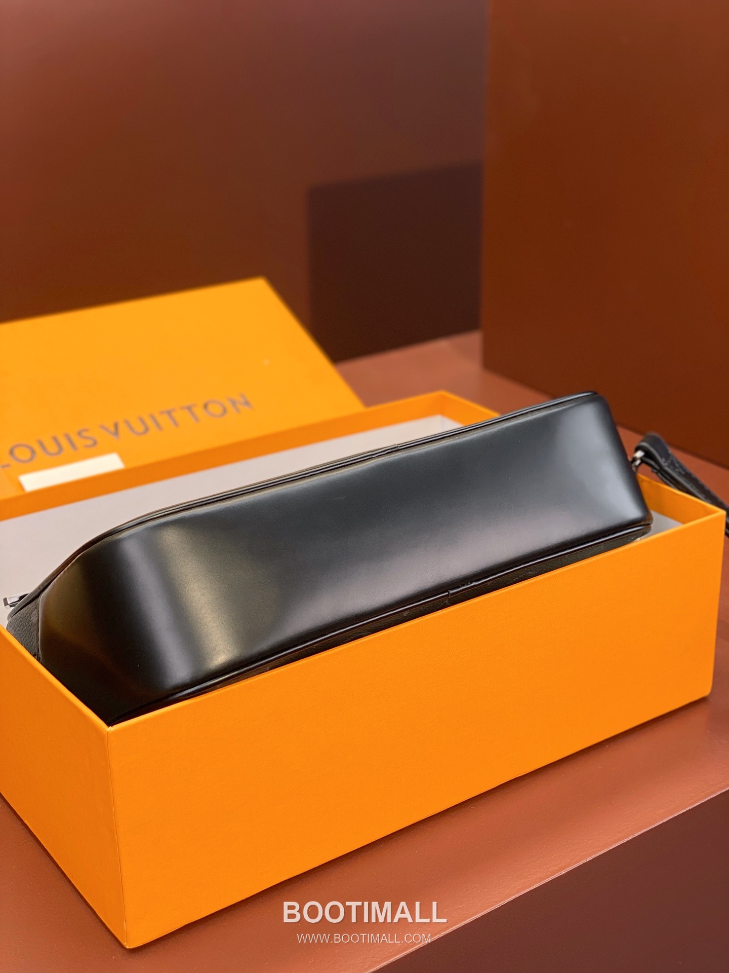 Louis Vuitton Kasai Clutch Damier Ebene Canvas Black Handbag 루이비통 카사이 클러치 M42838 다미에 에벤 캔버스 블랙 핸드백 25cm 3