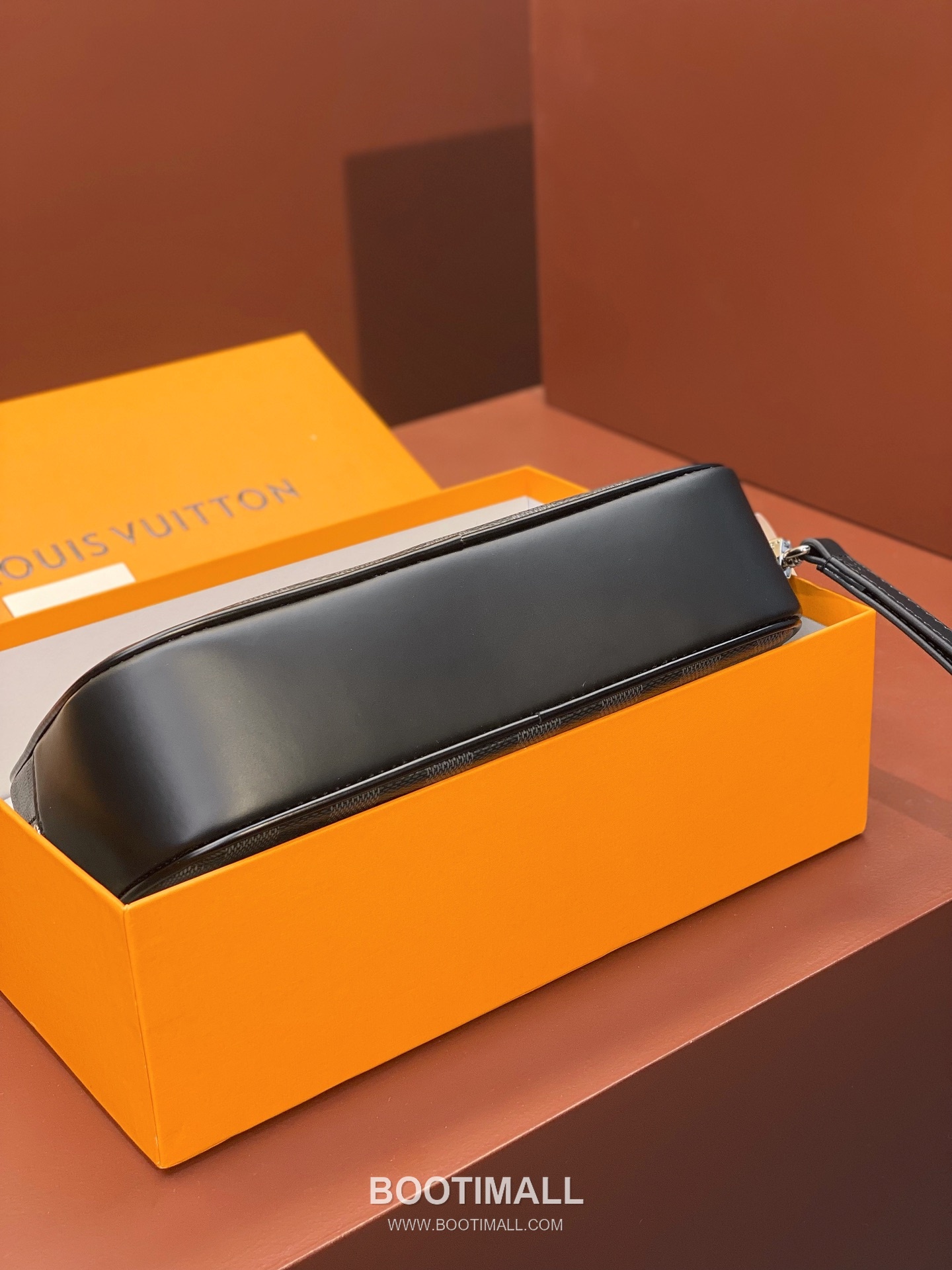 Louis Vuitton Kasai Clutch N41664 Damier Ebene Canvas Black Clutch Bag 루이비통 카사이 클러치 N41664 다미에 에벤 캔버스 블랙 클러치백 25cm 3