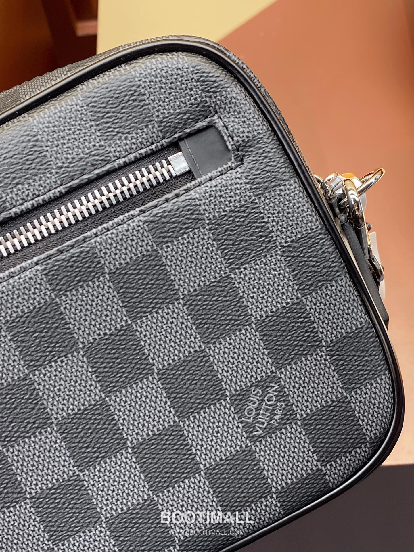 Louis Vuitton Kasai Clutch N41664 Damier Ebene Canvas Black Clutch Bag 루이비통 카사이 클러치 N41664 다미에 에벤 캔버스 블랙 클러치백 25cm 8