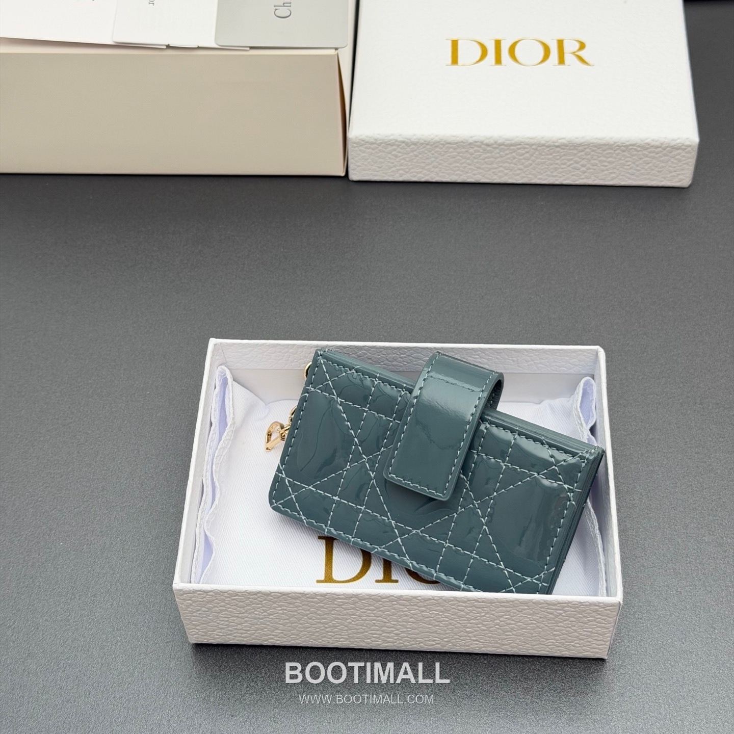 Bottega Veneta Lady Jasmine Card Case S0074 Cloud Blue Patent Leather Intrecciato Card Wallet 보테가베네타 레이디 재스민 카드케이스 S0074 클라우드 블루 페이턴트 레더 인트레치아토 카드지갑 10cm 6